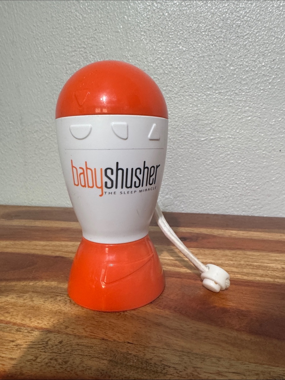 Baby Shusher The Sleep Miracle Portable Baby Sound Machine Sleep Soother Orange